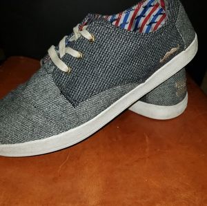 Mens size 12 Movember Tom's lace up shoes